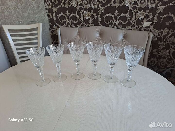 Фужеры хрустальные СССР