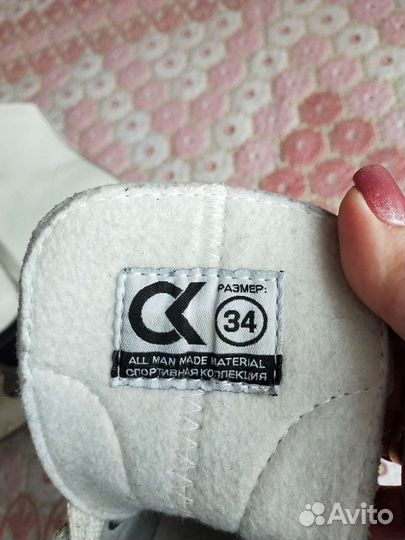 Коньки фигурные 34 кожаные для девочки, мальчика