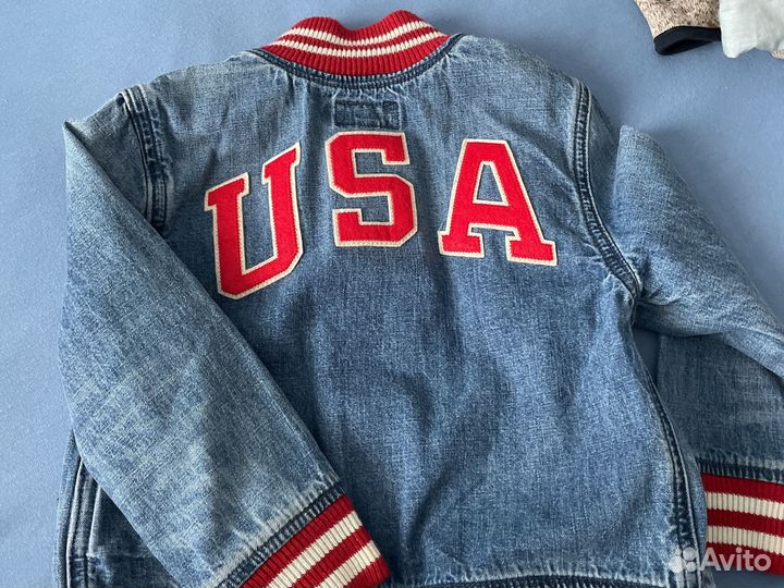 Джинсовая куртка для мальчика 104