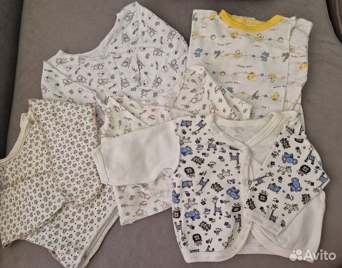 Пакет вещей для новорожденного