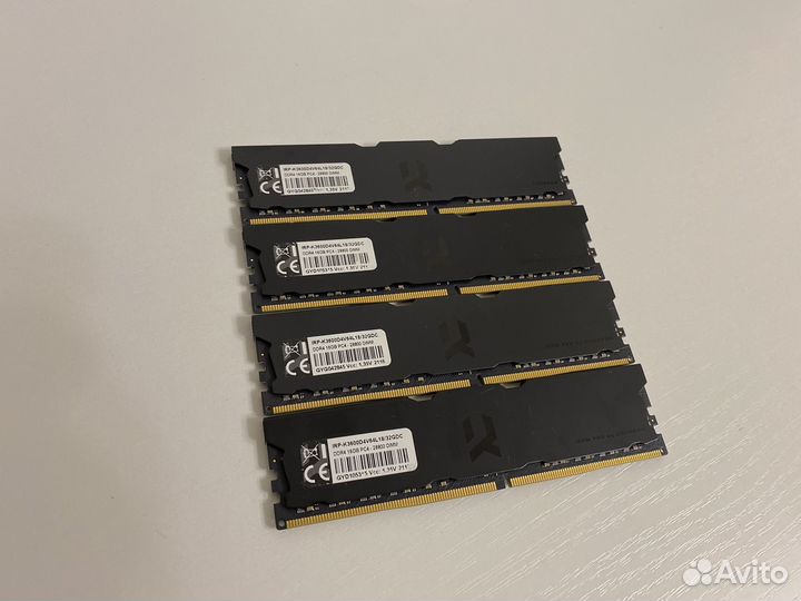 64Gb 3600Mhz Goodram irdm Pro Deep Black