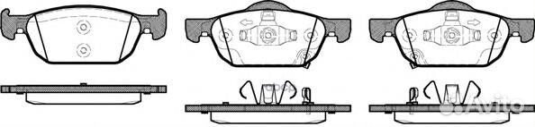 Колодки тормозные 138402 Remsa