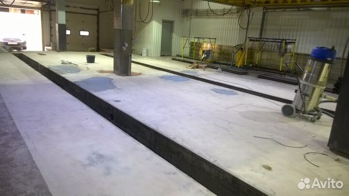 Полы для автомойки высоконаполненные