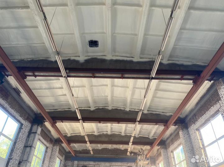 Утеплитель напыление ППУ от 300м2