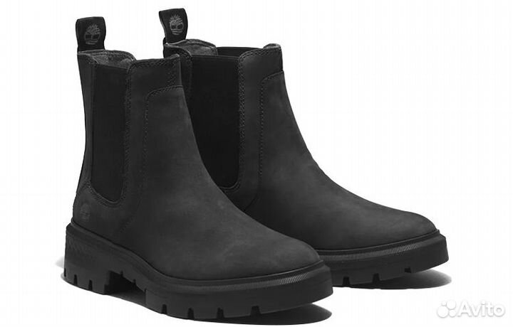 Timberland Women's Cortina Valley Chelsea Boot 'Black' (38)