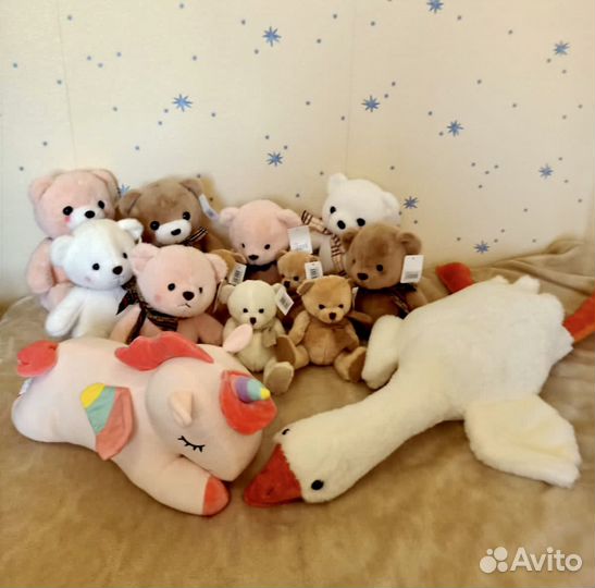 Мягкие игрушки новые