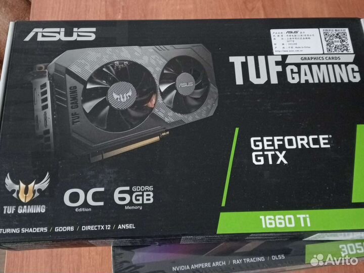 Видеокарта(новая) gtx 1660 ti
