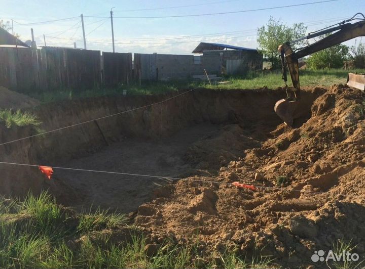 Дренажные работы / копка котлованов / копка прудов
