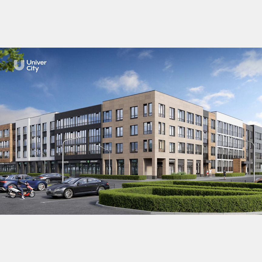 Квартира-студия, 24,4 м², 4/4 эт.