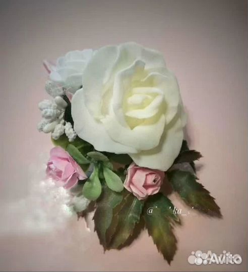 Браслет и бутоньерка на свадьбу