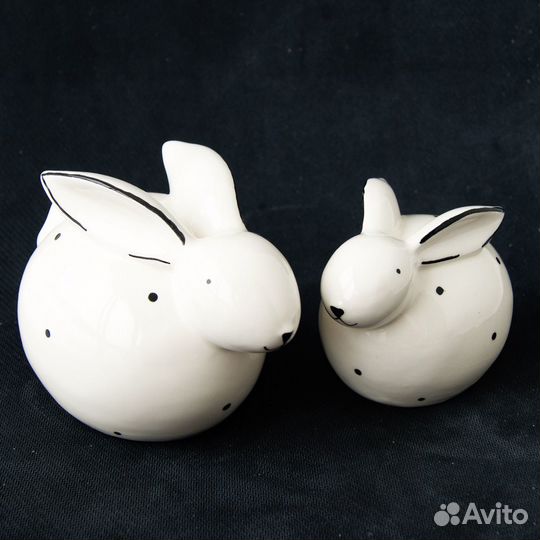Керамические зайцы статуэтки весна пасха