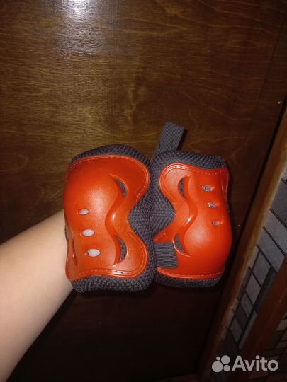 Шлем детский для девочки + защита