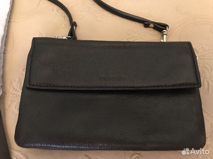 Сумка кросс-боди натуральная кожа