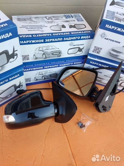 Электрозеркала Logan 2,Sandero 2 с поворотом Новые