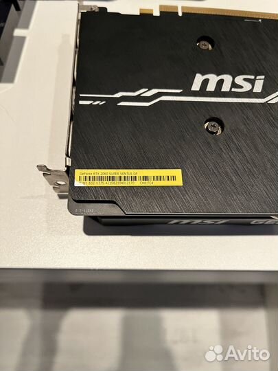 Видеокарта rtx 2060 super 8gb msi ventus gp