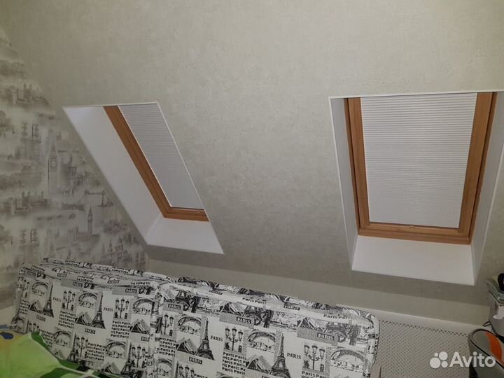 Шторы на мансардные окна