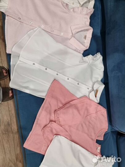 Блузка школьная для девочки 122-134-140-146