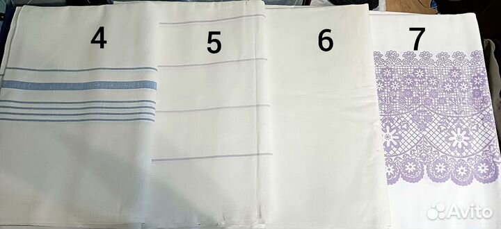 Новые махровые и льняные простыни 1,5 спальные