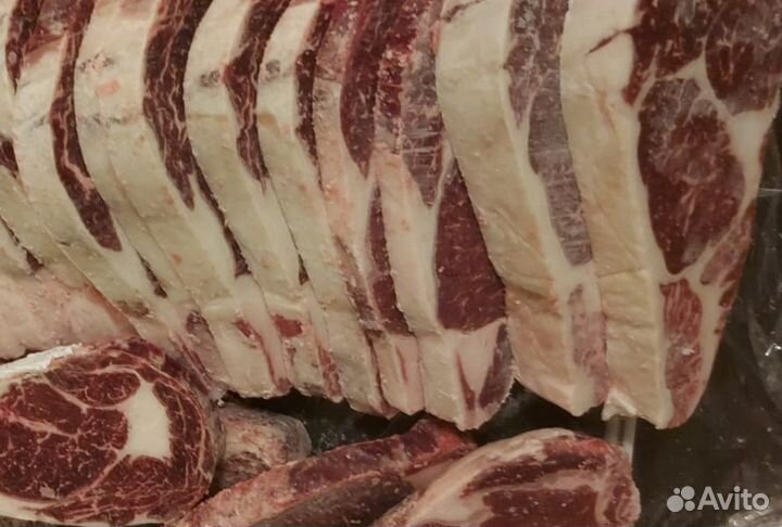 Стейк рибай / Мраморная говядина зерновой откорм
