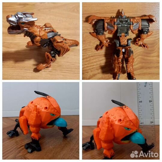 Игрушки из макдональдса, майнкрафт, робозвери