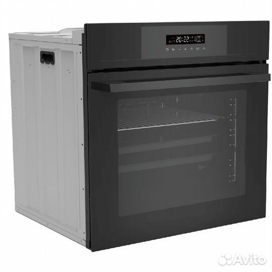 Встраиваемый электрический духовой шкаф haier hox-fp3agb черный