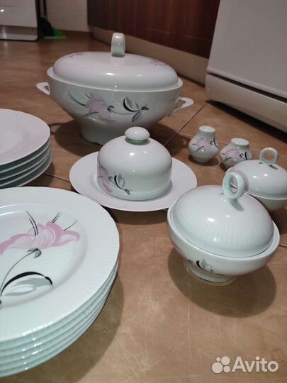 Столовый сервиз гдр Jlmenau Ильменау