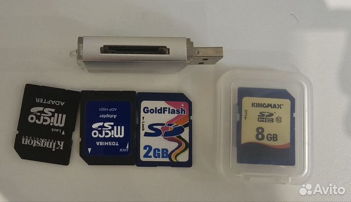 Карты памяти microsd, адаптер,картридер USB 2.0