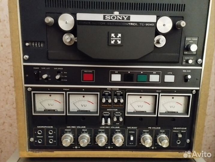 Катушечный магнитофон sony TC-9040