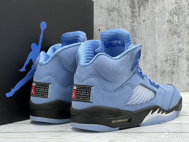 Кроссовки Nike Air Jordan 5 UNC University Blue