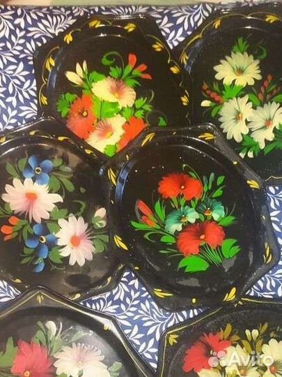 Набор подносов Жостово СССР 1500 за все