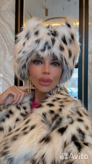 Леопардовая шапка