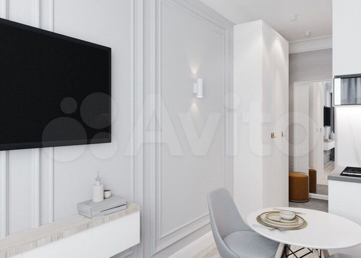 Апартаменты-студия, 17,5 м², 4/6 эт.