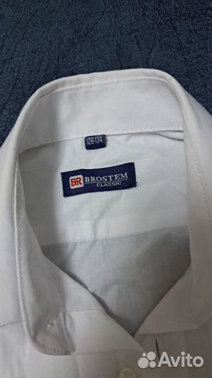 Рубашка Белая короткий рукав на мальчика