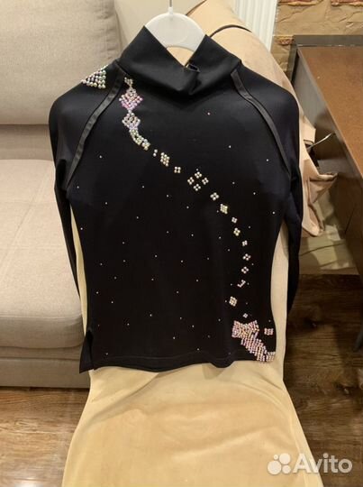 Латинская рубашка для бальных танцев 144-152