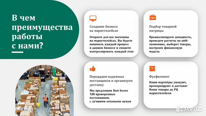 Готовый бизнес на WB / Ozon прибыль от 190 тр