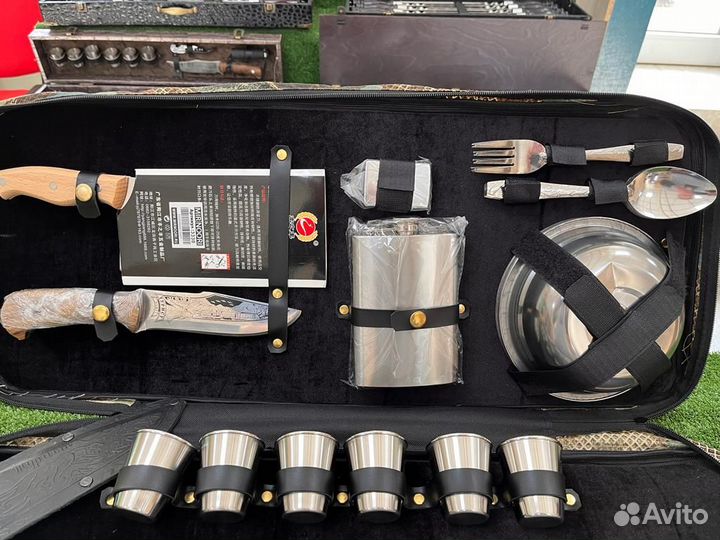 Набор шампуров подарочный для шашлыка