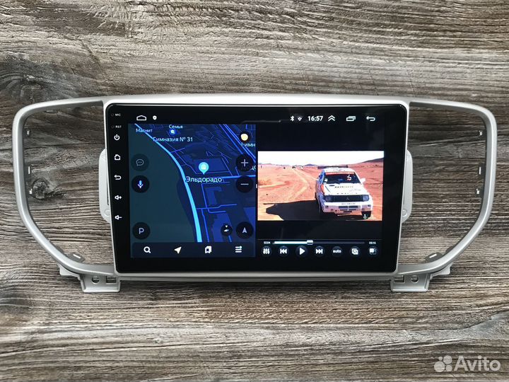 Магнитола на Kia Sportage 4 QL с камерой