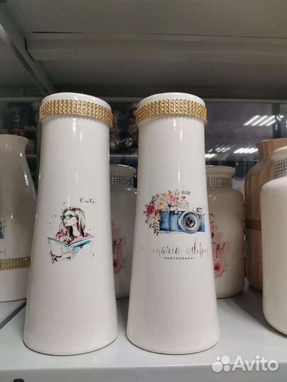 Керамическая ваза