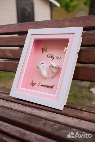 Слепки ручек и ножек малыша