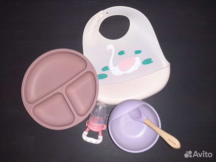 Детская силиконовая посуда