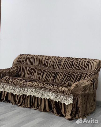 Покрывало и чехлы на диван