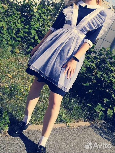 Школьный фартук и платье