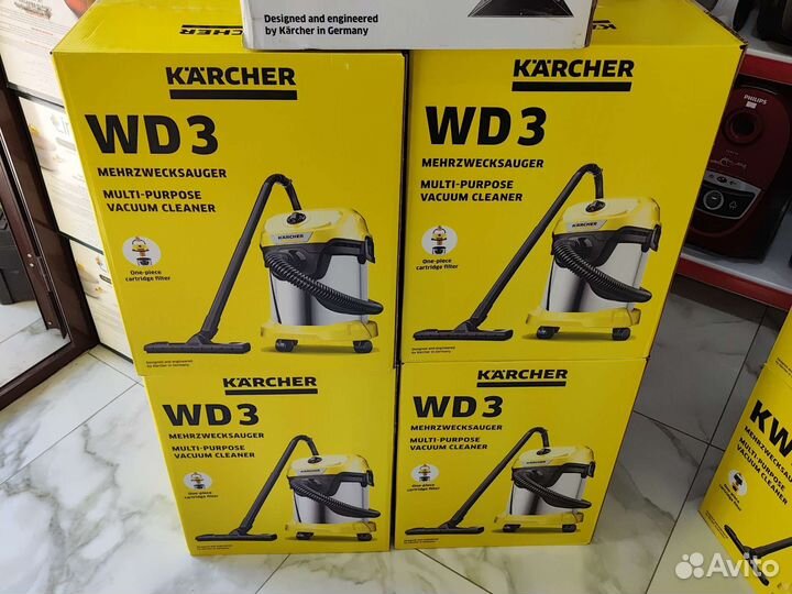 Пылесос karcher WD 3