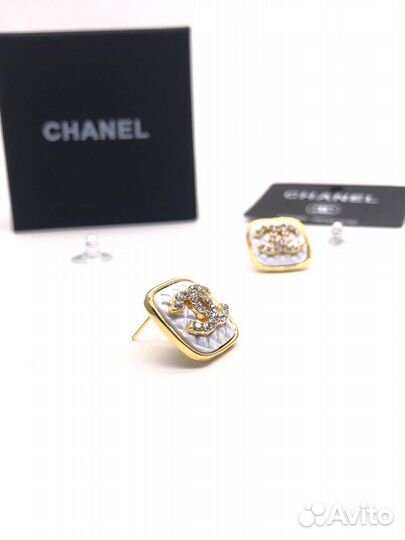 Серьги chanel