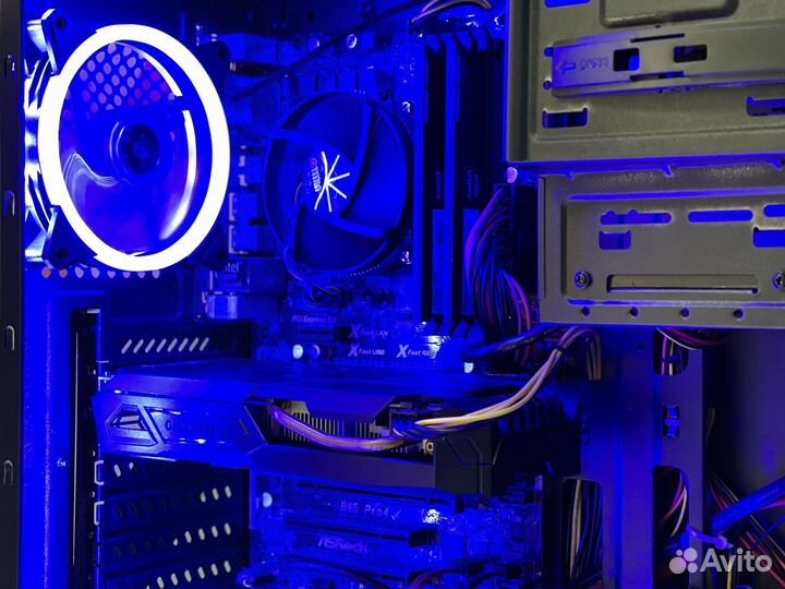 Игровой пк intel core i3 10100f/ gtx 1050Ti