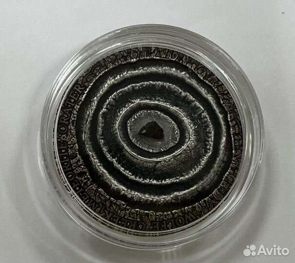 Ниуэ 1 доллар 2015 Метеорит Кратер Вольф Крик