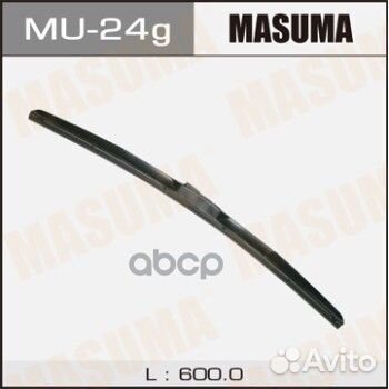 Щетка стеклоочистителя (600мм) гибрид.крючок MU