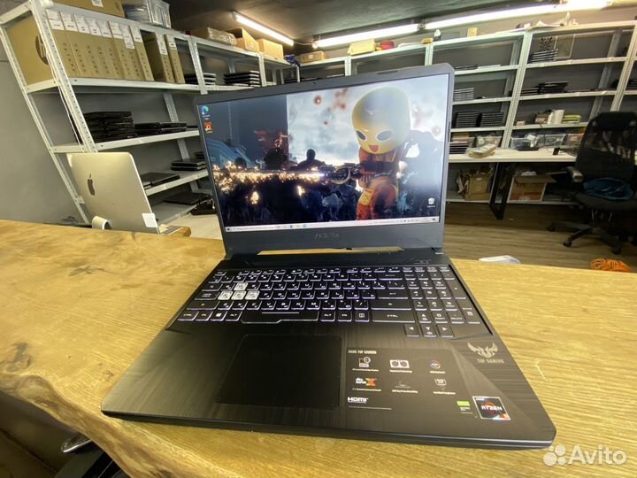 Ноутбук acus TUF FX505 GTX 1660TI