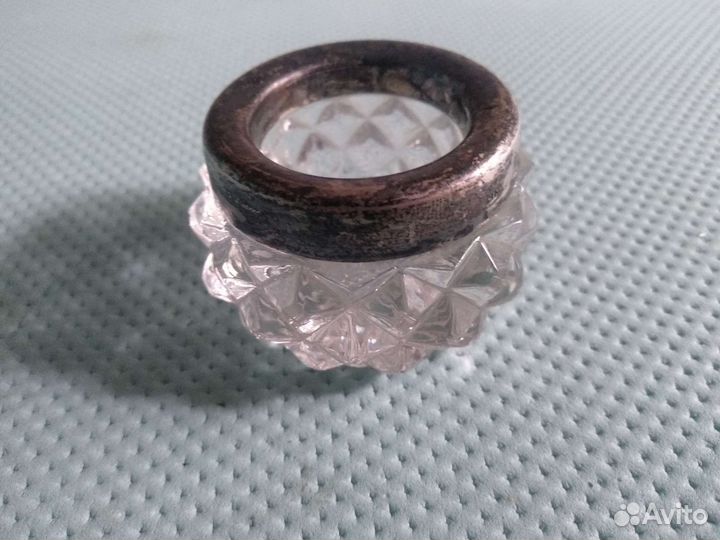 Солонка хрустальная СССР