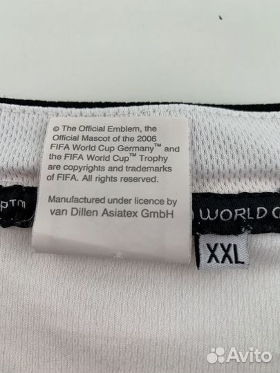 Футболка игровая Fifa World Cup 2006 XXL